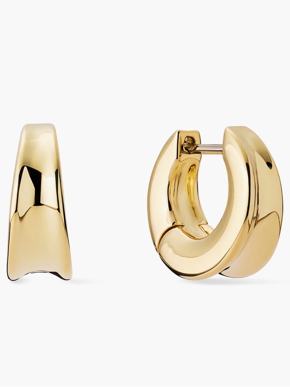 NWT Ana Luisa Wade Mini Hoop Earrings in Gold